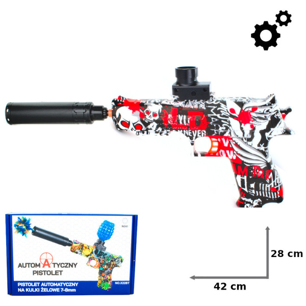Pistolet na kulki żelowe 224779
