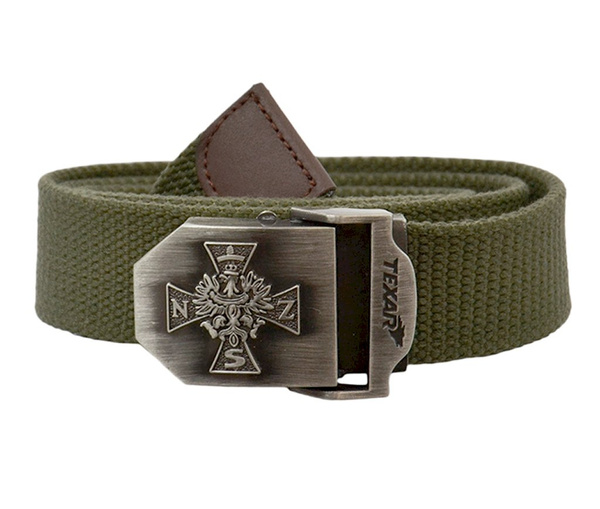 Pasek parciany wojskowy NSZ Texar olive