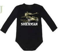 Czołg Sherman długi rękaw czarne