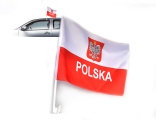 Flaga POLSKA samochodowa