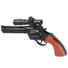 Pistolet na kapiszony huk+dym srebrny PPS-787D-2