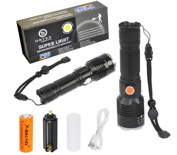 Latarka taktyczna Led Cree XHP90 2522