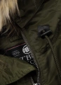 Kurtka zimowa męska z kapturem PitBull West Coast Harvest Oliwkowa
