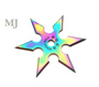 Nóż rzutka gwiazdka 6 ramion shuriken n-402b