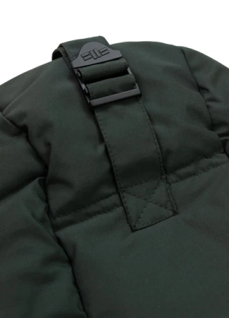 Kurtka zimowa męska z kapturem Duncan Ciemny Oliwkowy