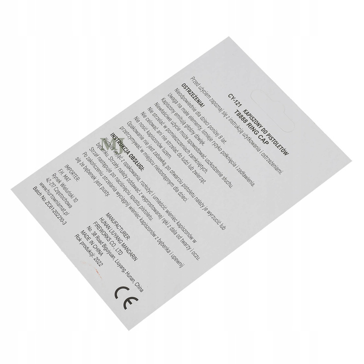 Pistolet metalowy na kapiszony MPS-C2003A