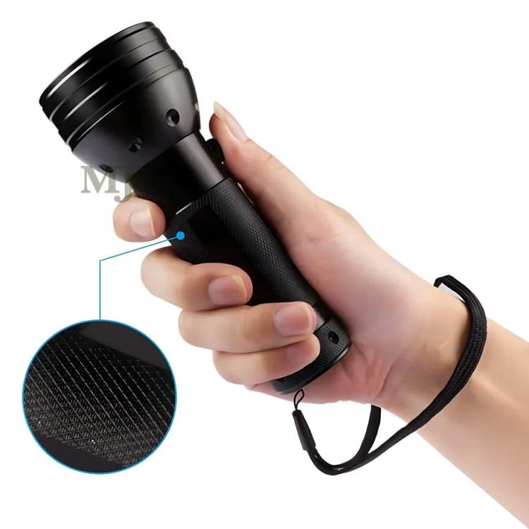 GENETIC® Latarka taktyczna akumulatorowa szperacz uv led do klimatyzacji bursztynu 100LED