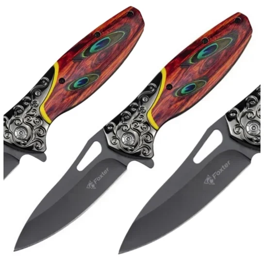 Nóż składany myśliwski taktyczny Finka Bushcraft