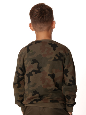 Bluza dresowa moro dla chłopca klasyczna WZ.93 Produkt Polski