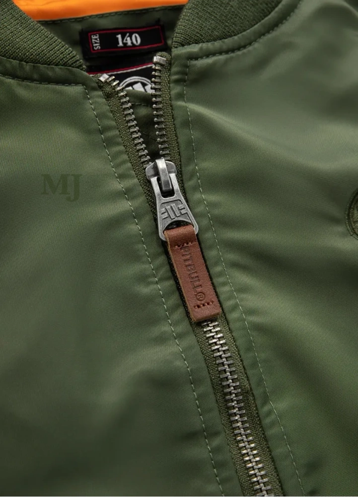 Kurtka przejściowa chłopięca MA-1 Oliwkowa PitBull