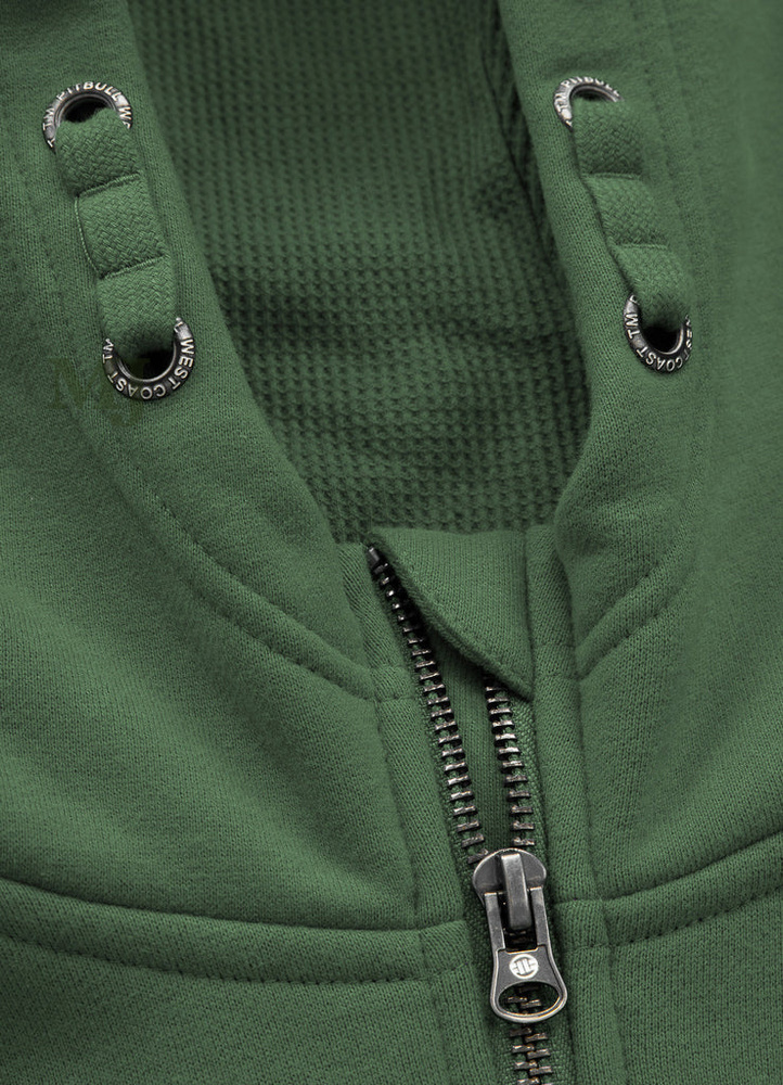 Dziecięca rozpinana bluza z kapturem HILLTOP JUNIOR Oliwkowa