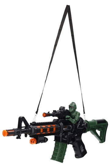 Karabinek automatyczny - ruchome elementy, dźwięk i oświetlenie Y-5015