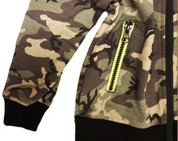 Bluza moro chłopięca/młodzieżowa  z kapturem