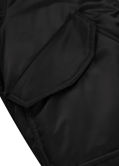 Kurtka zimowa męska z kapturem PitBull West Coast Harvest Czarna