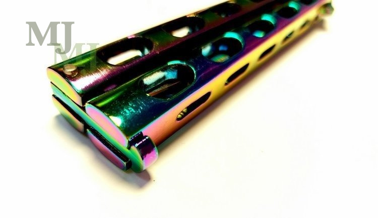 Nóż motylkowy motylek składany CS GO rainbow