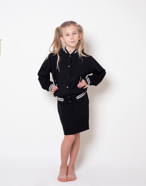 Komplet dziewczęcy czarny Produkt Polski