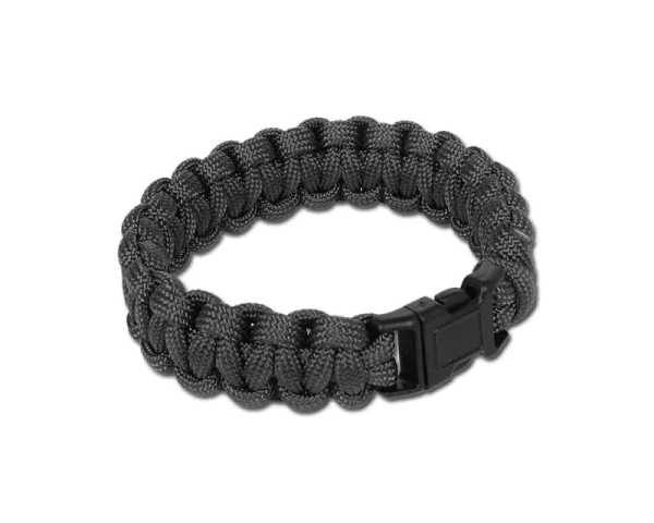 Bransoleta paracord Mil-tec black 15mm