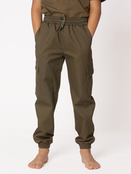 Spodnie joggery chłopięce olivka Produkt Polski