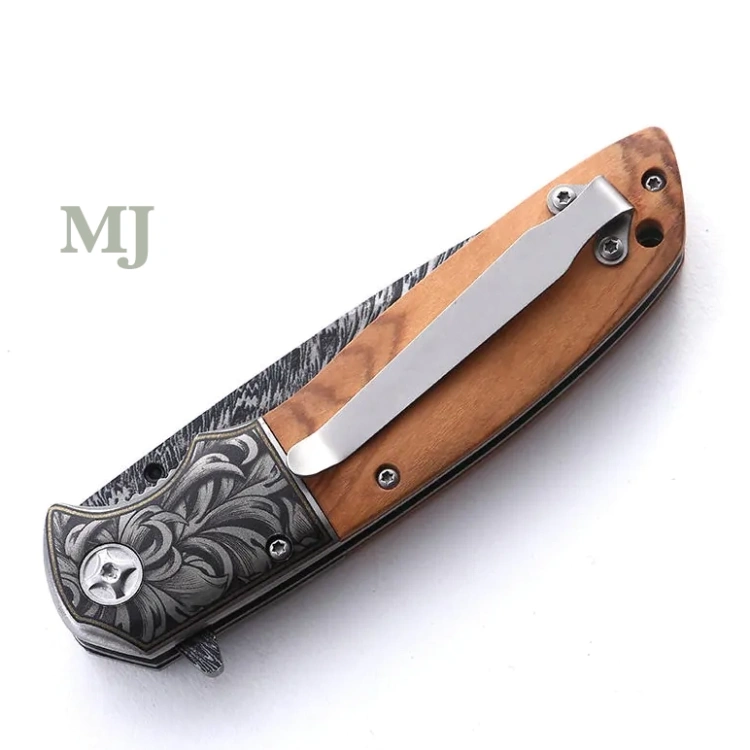 Nóż składany ratowniczy myśliwski survival 22cm FOXTER® 