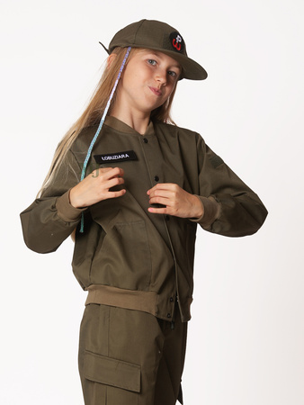 Bomberka dla dziewczynki zielona Produkt Polski