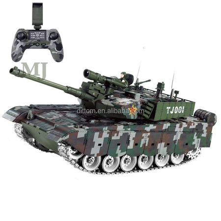 Czołg bojowy 1:18 RC HH Poland – duży, zdalnie sterowany model z kamerą WiFi, efektami dźwiękowymi i świetlnymi