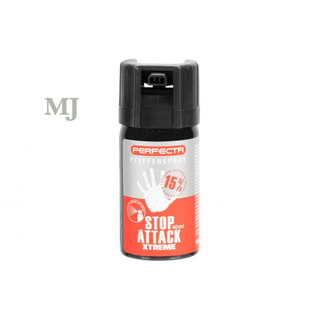 Gaz pieprzowy Perfecta Stop Attack Xtreme stożek 40 ml