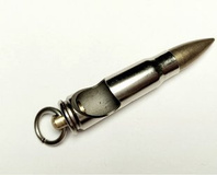 juska metalowy srebrn