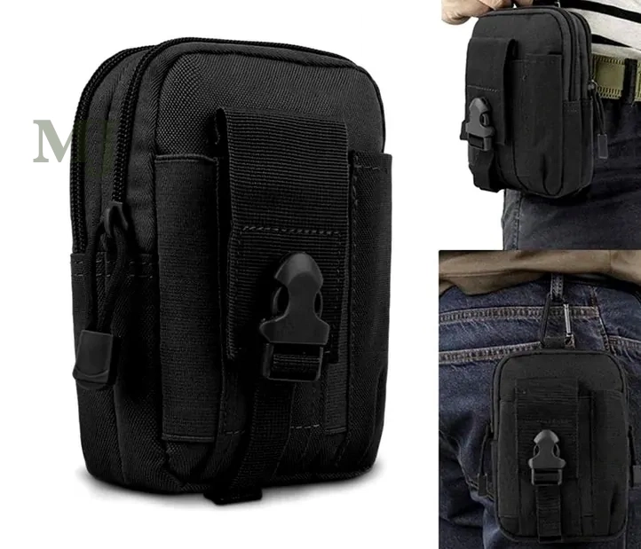 Saszetka męska wojskowa nerka biodrówka do paska coyote