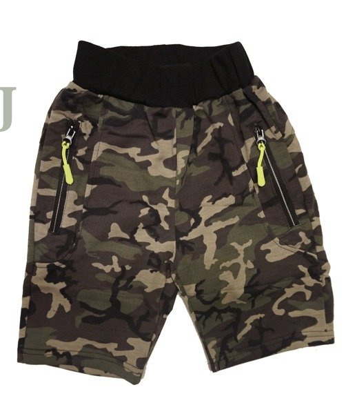 Spodnie rybaczki moro dziecięce chłopięce/młodzieżowe dresowe.