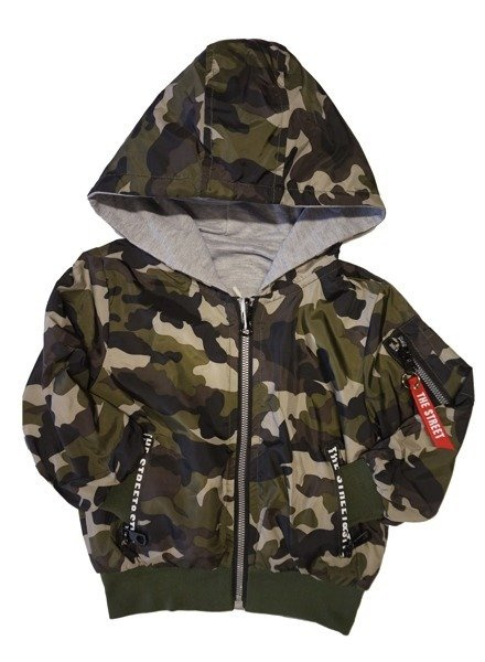 Kurtka moro/szara dwustronna chłopięca (dziecięca / młodzieżowa)