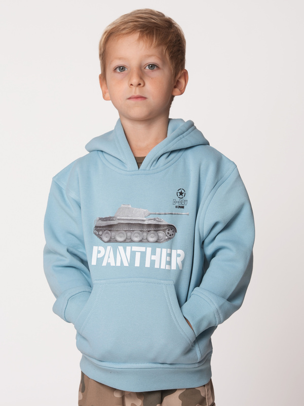 Bluza chłopięca nadruk Czołg Pantera niebieska