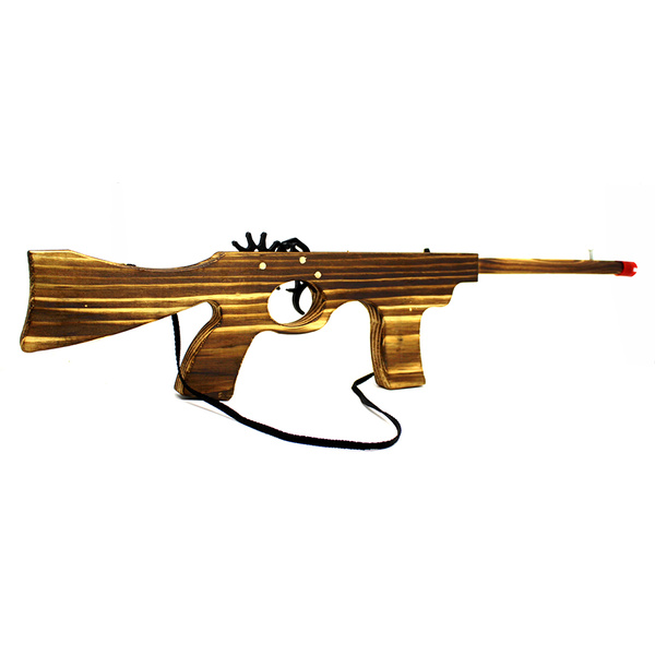 Karabin drewniany na gumki 04