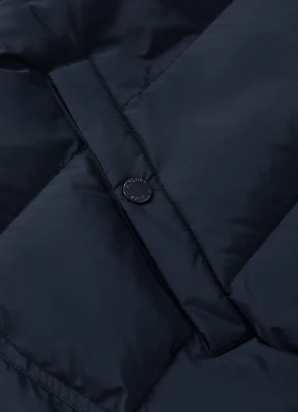 Kurtka zimowa męska z kapturem Gopher Granatowa