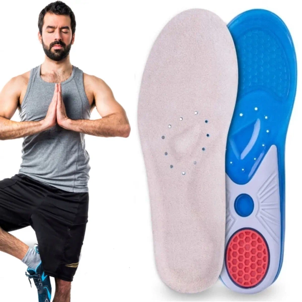 Wkładki żelowe do butów amortyzujące sportowe robocze 1 para rozmiar 42-43