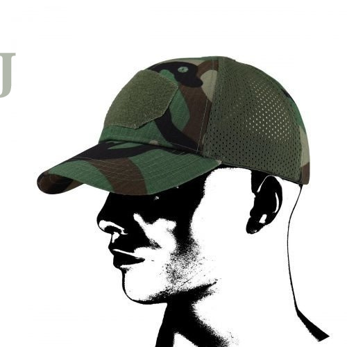 Czapka z daszkiem Camo Military Gear Baseball Woodland
