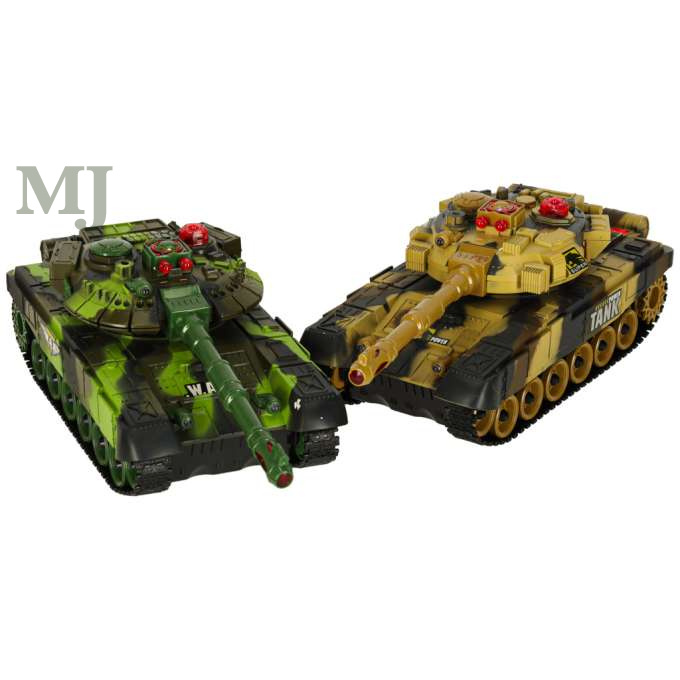 Czołgi zdalnie sterowane na pilota RC War Tank 9993 2,4GHz zestaw 2 sztuk