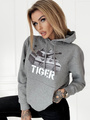 Bluza damska nadruk Czołg Tiger  szara
