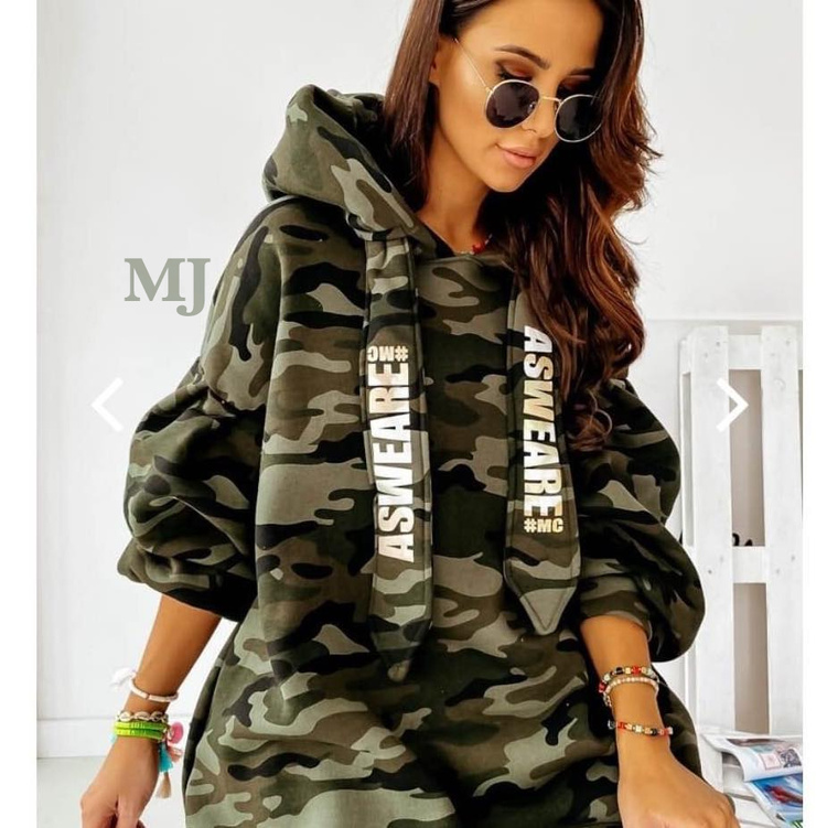 Bluza Sukienka Moro z kapturem oversize Asweare