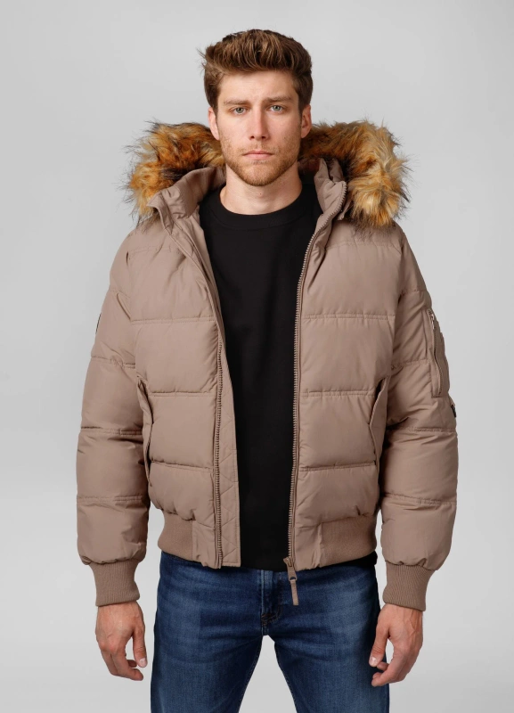 Kurtka zimowa Pitbull West Coast Burnt Ciemny Piaskowy