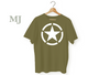 Koszulka T-shirt D-Day Hel Gwiazda Khaki Dziecięca