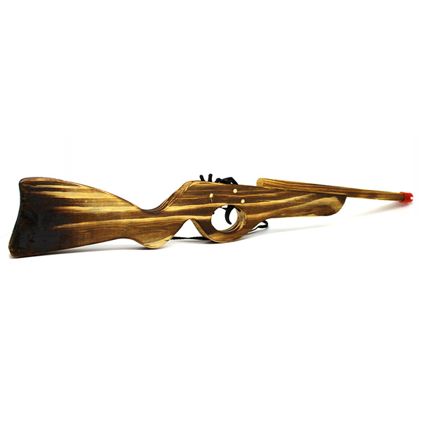 Karabin drewniany na gumki 02
