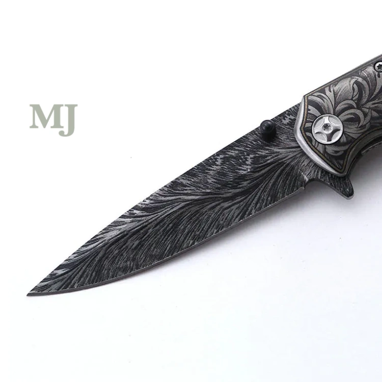 Nóż składany ratowniczy myśliwski survival 22cm FOXTER® 