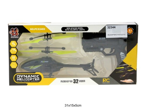 Helikopter z pistoletem 32344