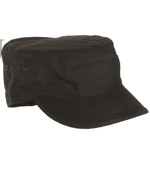 CZAPKA WOJSKOWA PATROLÓWKA CZARNA RIP-STOP