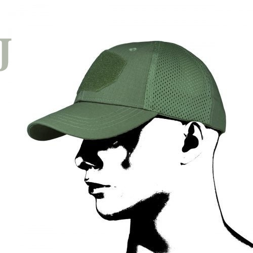 Czapka z daszkiem Camo Military Gear Baseball Green