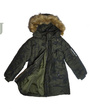Kurtka zimowa parka moro chłopięca/młodzieżowa z kapturem