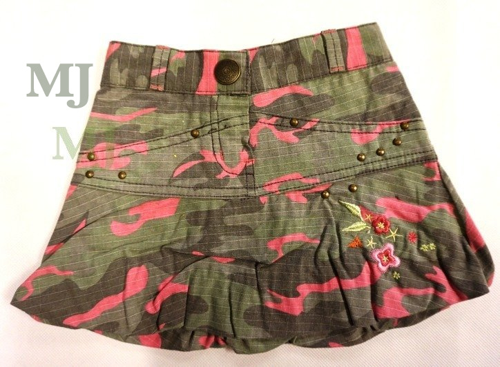 Spódniczka moro dziewczęca różowa