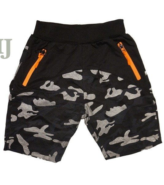 Spodnie rybaczki moro dziecięce chłopięce/młodzieżowe dresowe czarne.