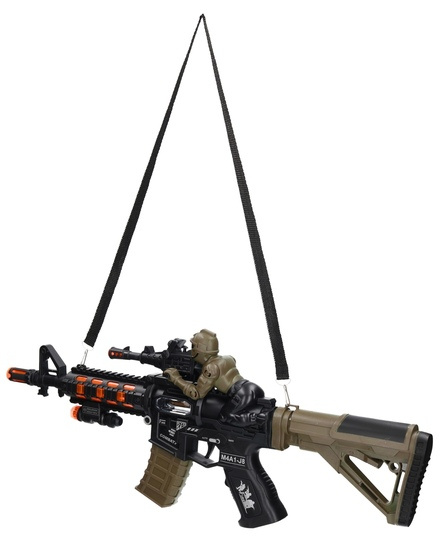 Karabinek automatyczny - ruchome elementy, dźwięk i oświetlenie Y-5015