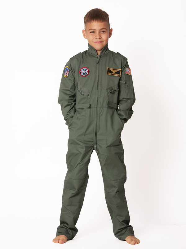 Kombinezon dziecięcy Mil-Tec US Style Flight Coverall - Olive